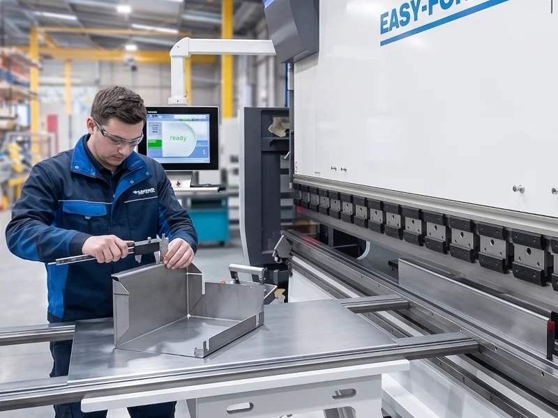 Sheet Metal Folding on CNC Press Brake