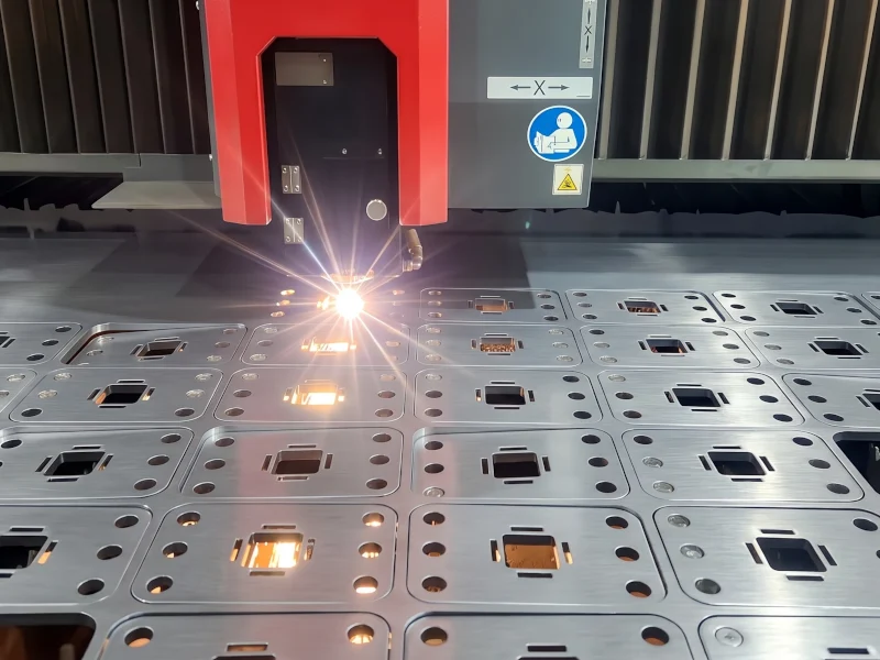 Laser Cutting Mild Steel Plate